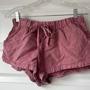 On the road linen shorts size XS